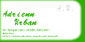 adrienn urban business card