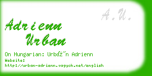 adrienn urban business card